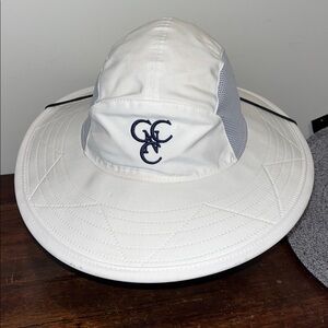 Carolina National Country Golf Club White Wide Brim Sun Hat Raleigh S/M Men’s